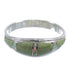Southwest Opal And Turquoise Authentic Sterling Silver Ring Size 7-1/4 RX57316